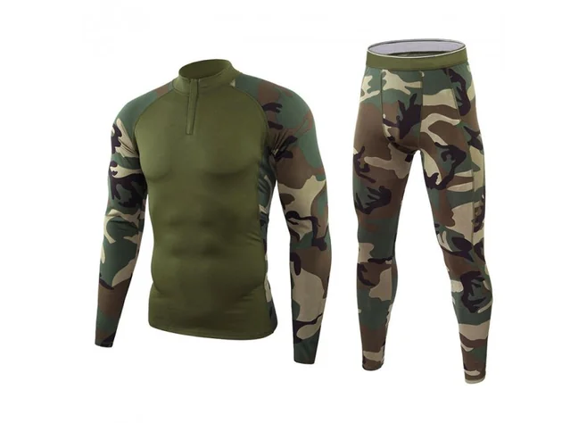 Комплект термобілизни тактичний Esdy А173 Jangle Camo Фото 1